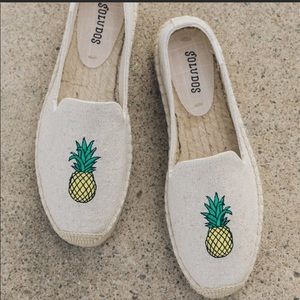 Soludos Pineapple Slip ons